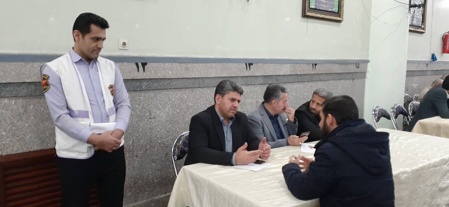 شهرری | برگزاری میز خدمت در نماز جمعه شهرری | برگزاری میز خدمت در نماز جمعه