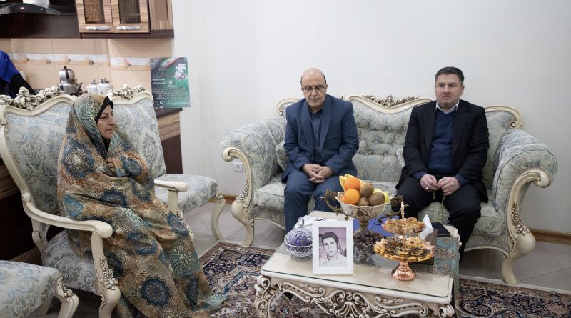 دیدار با خانواده شهید غلامرضا مغانکی