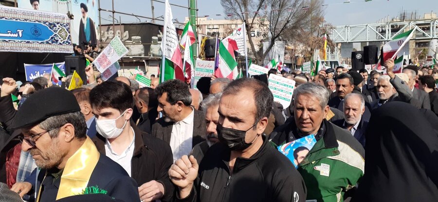 شهرری | گزارش تصویری | شرکت در راهپیمایی ۲۲ بهمن