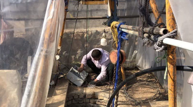 توقیف ادوات حفاری یک حلقه چاه عمیق غیرمجاز توسط امور منابع آب دماوند