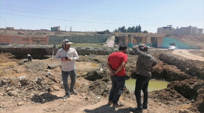 توقف عملیات خاکریزی و خاکبرداری از رودخانه سیاه آب