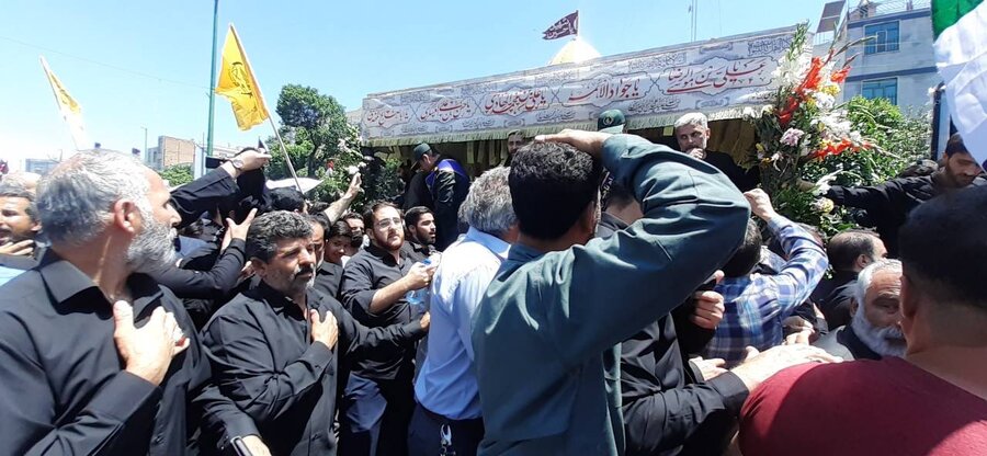 شهرری | حضور درمراسم تشییع پیکر شهید راه خدمت