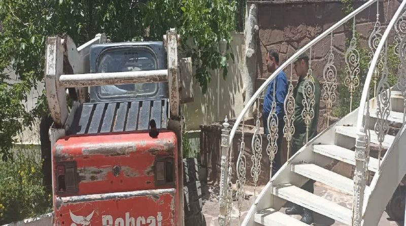 انسداد 25 حلقه  چاه غیرمجاز در منطقه مشا شهرستان دماوند