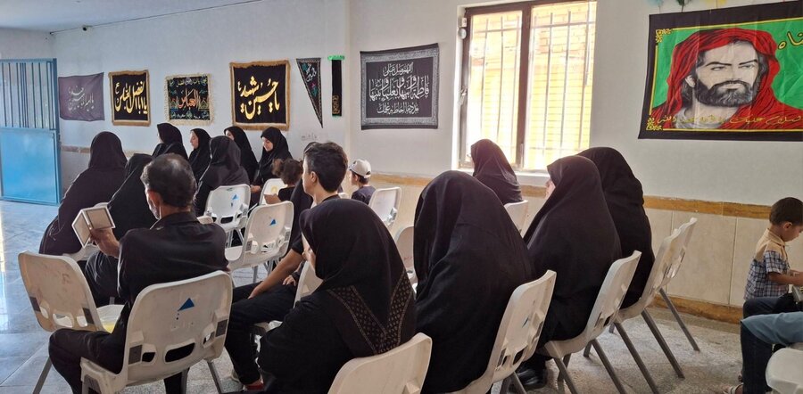 شهرری | برپایی مراسم عزاداری حضرت اباعبدالله الحسین با حضور جامعه هدف