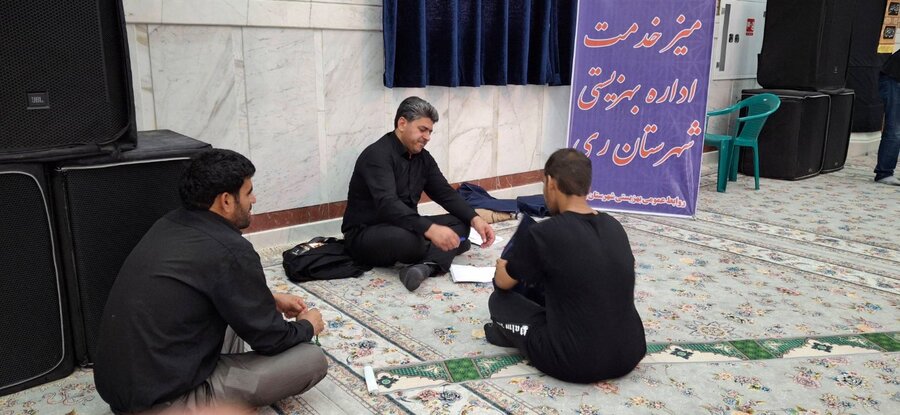 شهرری | سخنرانی قبل از خطبه و برگزاری میز خدمت در نماز جمعه شهرری | سخنرانی قبل از خطبه و برگزاری میز خدمت در نماز جمعه