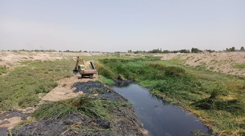 آغاز عملیات لایروبی رودخانه شاهچای توسط امور منابع آب رباط کریم