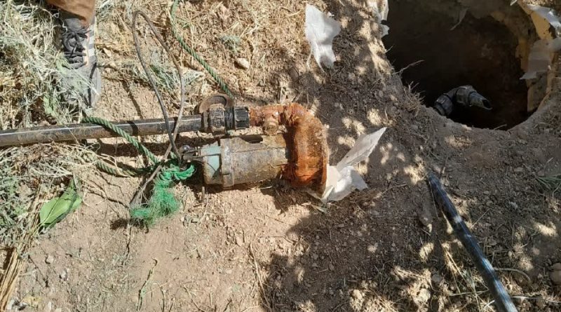 انسداد 16 حلقه  چاه غیرمجاز در مناطق مهرآباد و نوده  شهرستان دماوند