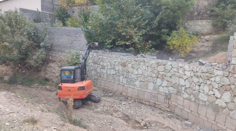 رفع تصرف 2 هزار متر مربع از حریم و بستر رودخانه تجرک