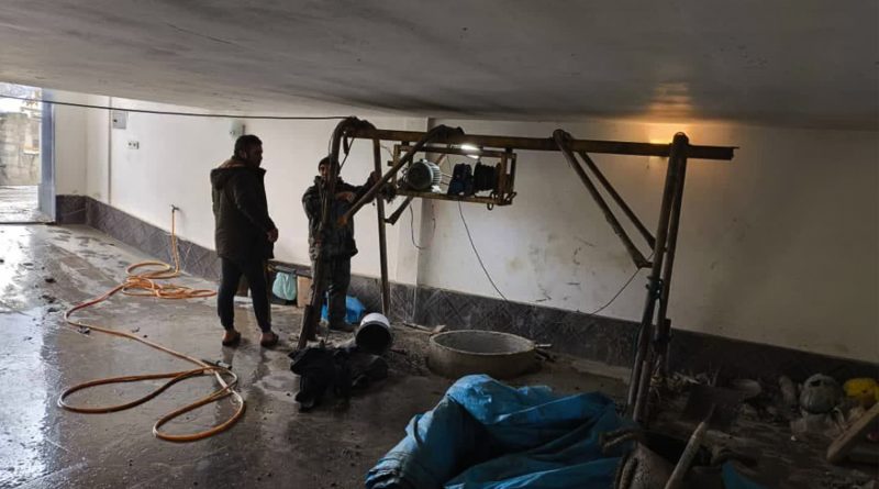 توقیف ادوات حفاری یک حلقه چاه غیر مجاز در حال حفر توسط امور منابع آب دماوند