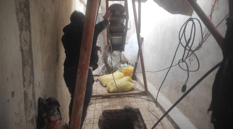 توقیف ادوات حفاری چاه غیر مجاز به عمق 160 متر در هومن کوهان آبسرد