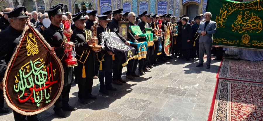 شهرری | کارکنان بهزیستی ری در آیین سالروز وفات حضرت عبدالعظیم حسنی (ع) حضور یافتند شهرری | کارکنان بهزیستی ری در آیین سالروز وفات حضرت عبدالعظیم حسنی (ع) حضور یافتند