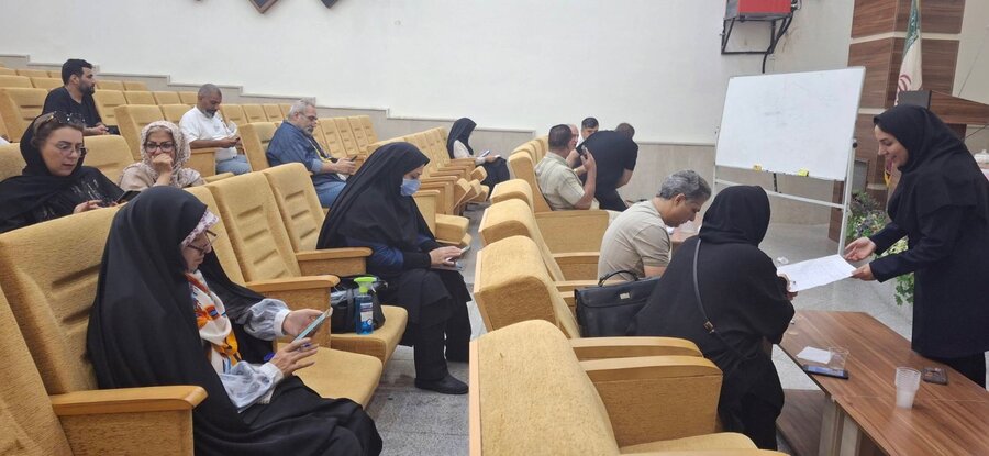 شهرری | آغاز دوره آموزشی امدادگری ویژه مسئولین واعضای تیم بهبود مراکز اقامتی