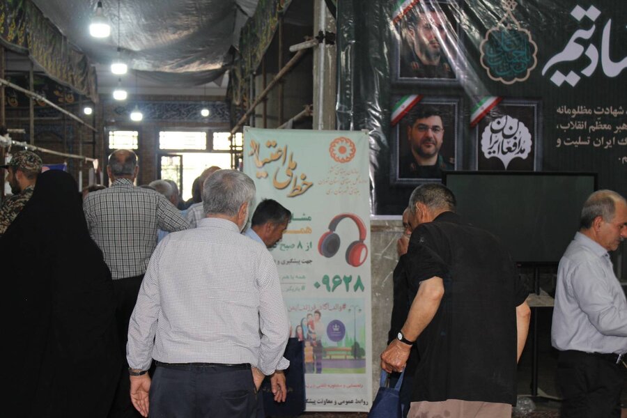 شهرری |سخنرانی قبل از خطبه  نماز جمعه و برپایی نمایشگاه در بخش کهریزک