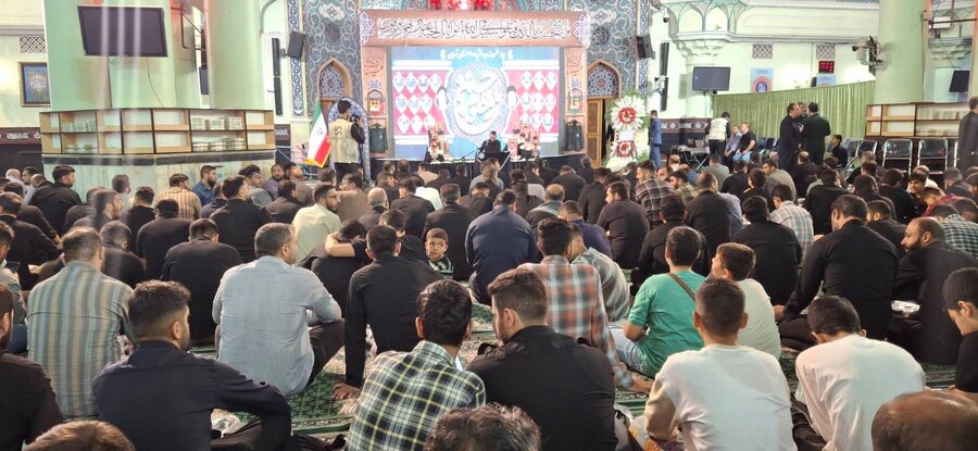 شهرری | حضور پرشور در مراسم گرامیداشت چهلم شهدای جنگ تحمیلی رژیم صهیونیستی