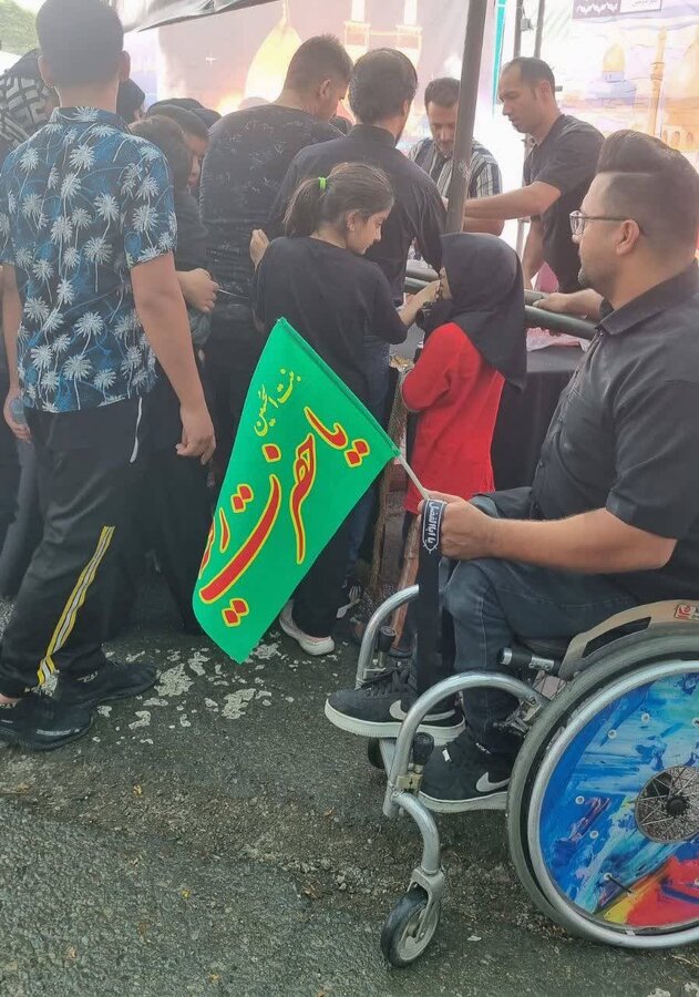 شهرری | برپایی موکب و خدمت‌رسانی به جاماندگان اربعین حسینی