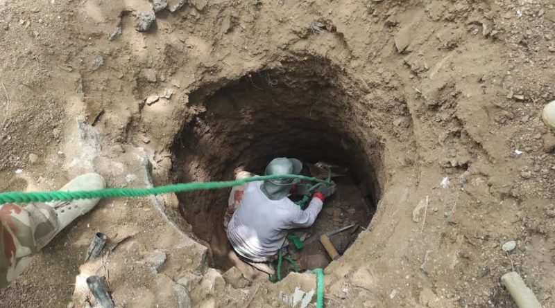 انسداد 150 حلقه چاه غیر مجاز توسط امور منابع آب دماوند