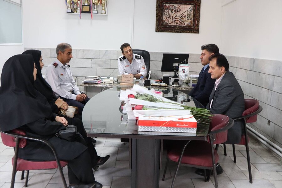 شهرری | تجلیل از خدمات ارزشمند آتش‌نشانان