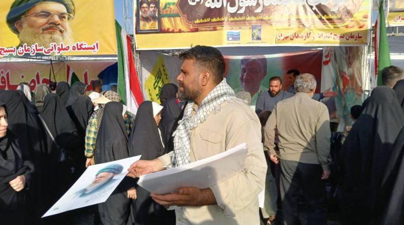 برپایی موکب پذیرایی  حوزه مقاومت بسیج شرکت در میدان امام حسین (ع) ویژه  اولین سالگرد مجاهد شهید