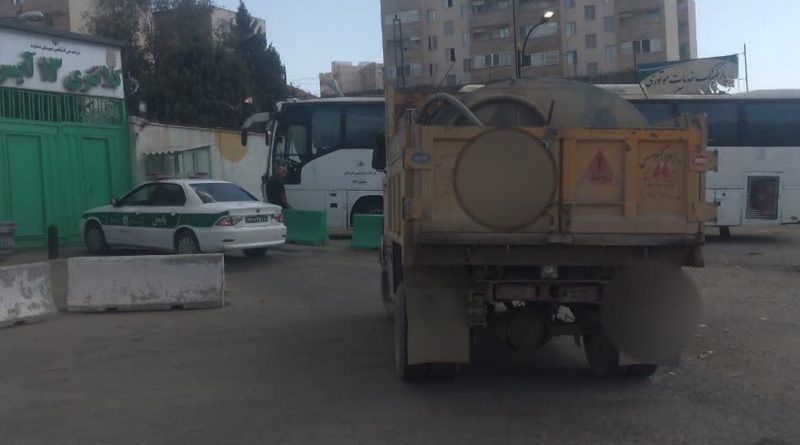 توقیف یک ماشین آبفروشی غیرمجاز توسط امور منابع آب دماوند